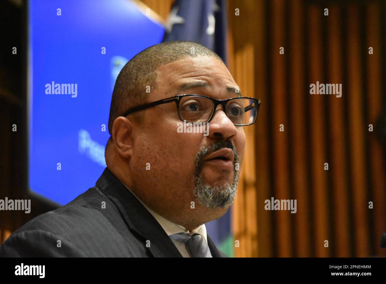 New York, United States. 18th Apr, 2023. Manhattan District Attorney