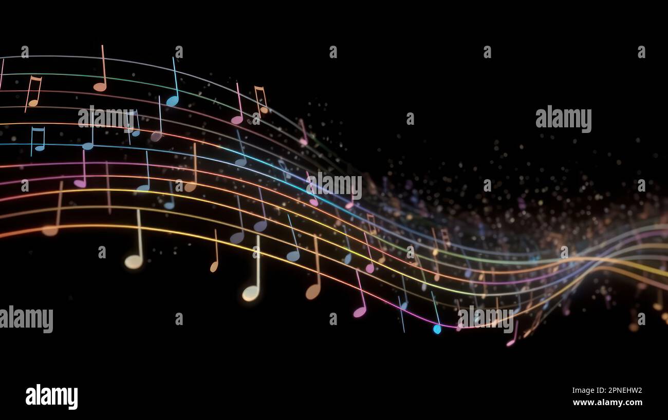Musical Fiber Optics A Symphony of Light and Sound Stock Photo Alamy