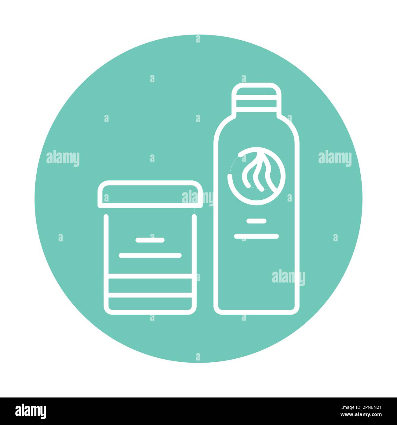 Clarifiers and oxides for hair coloring color line icon. Cosmetic ...