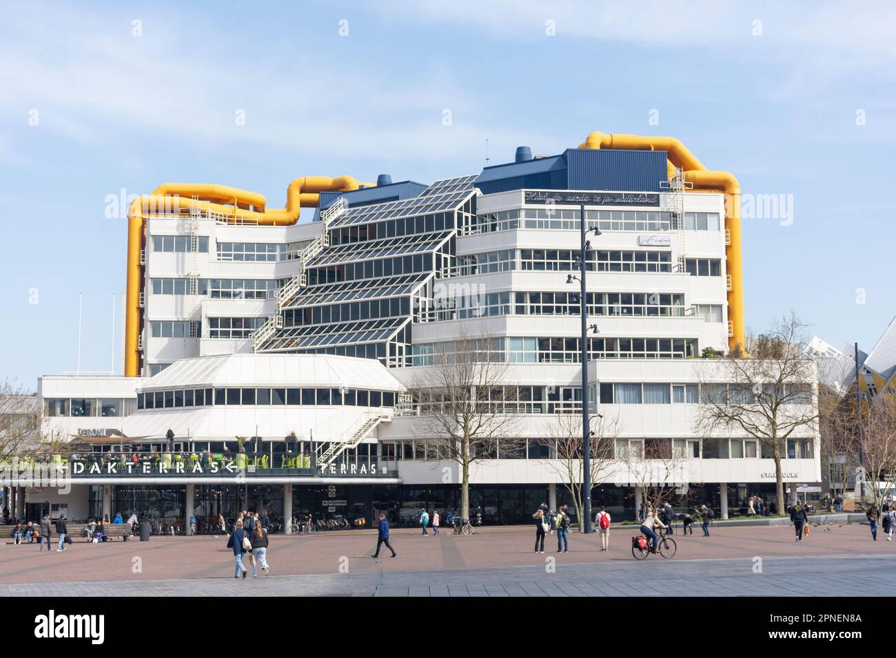 Centrale Bibliotheek Rotterdam (Rotterdam Central Library), Hoogstraat, Stadsdriehoek, Rotterdam, South Holland Province, Kingdom of the Netherlands Stock Photo