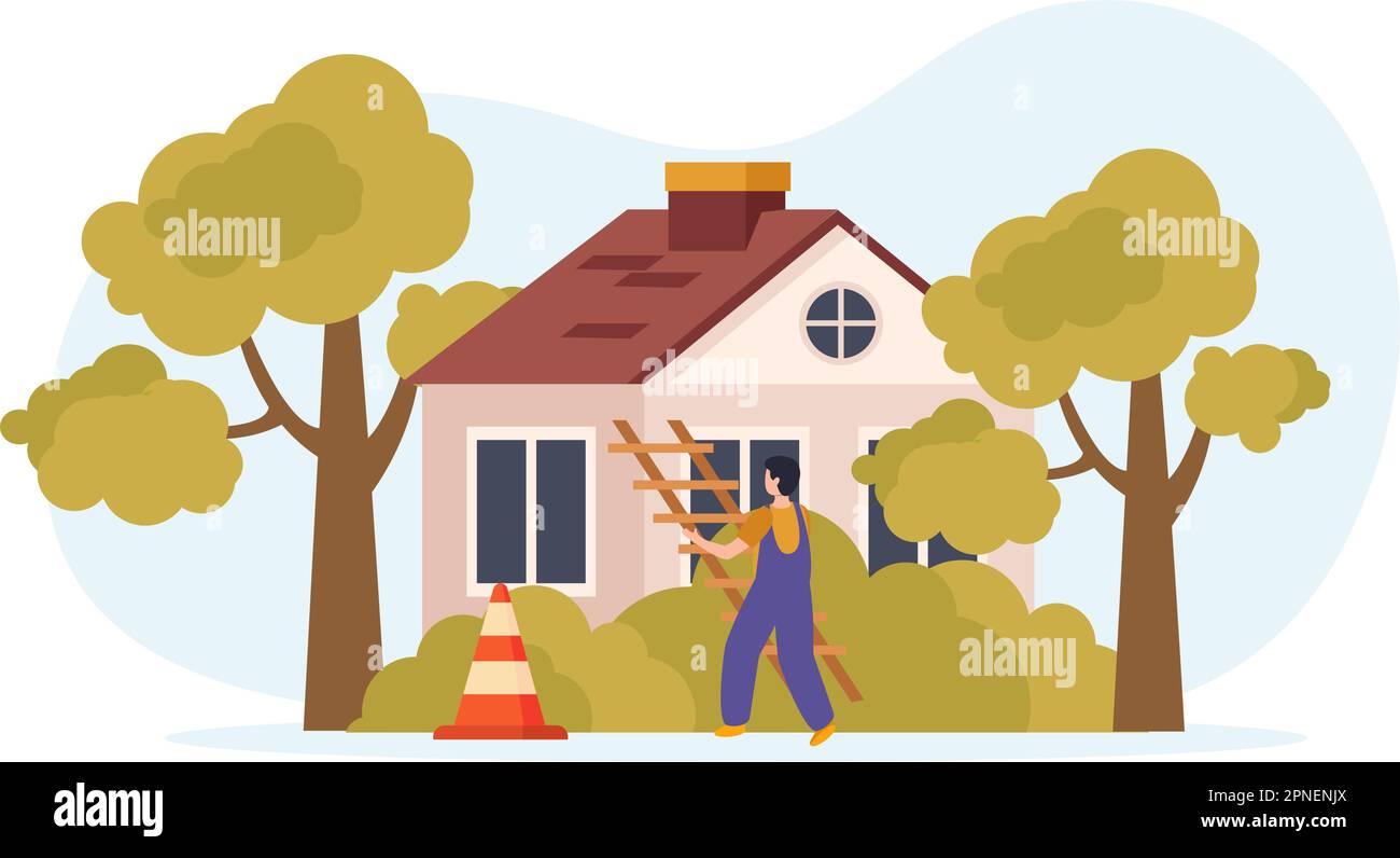 Beyond the trees Stock Vector Images - Alamy, image size:1300x796