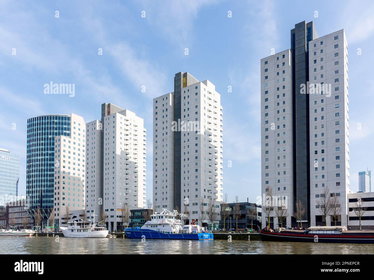 Highrise riverside apartment buildings, Terwenakker, Stadsdriehoek