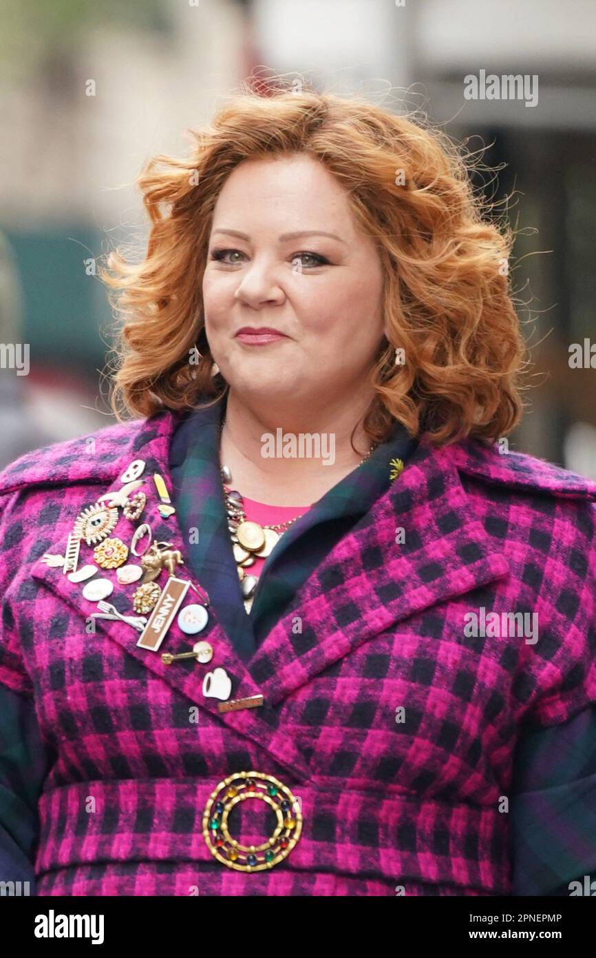 New York, NY, USA. 18th Apr, 2023. Melissa McCarthy on location for
