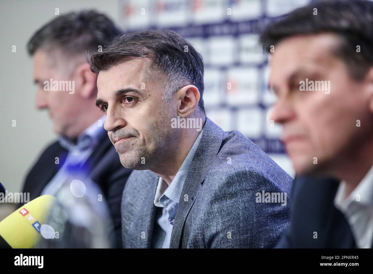 Zagreb, Croatia on April 18, 2023. New Croatian Basketball National