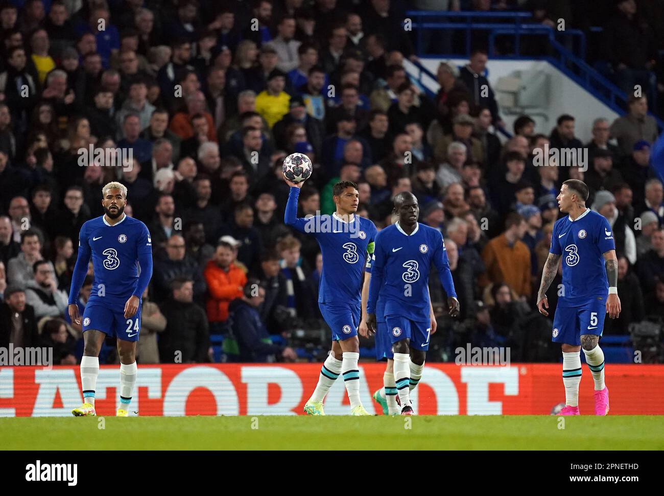 Chelsea Players Appear Dejected After They Concede A Second Goal During ...