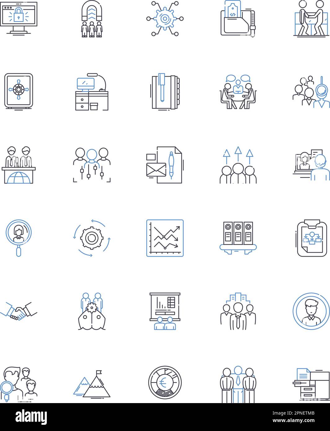 Community Building line icons collection. Collaboration, Participation ...