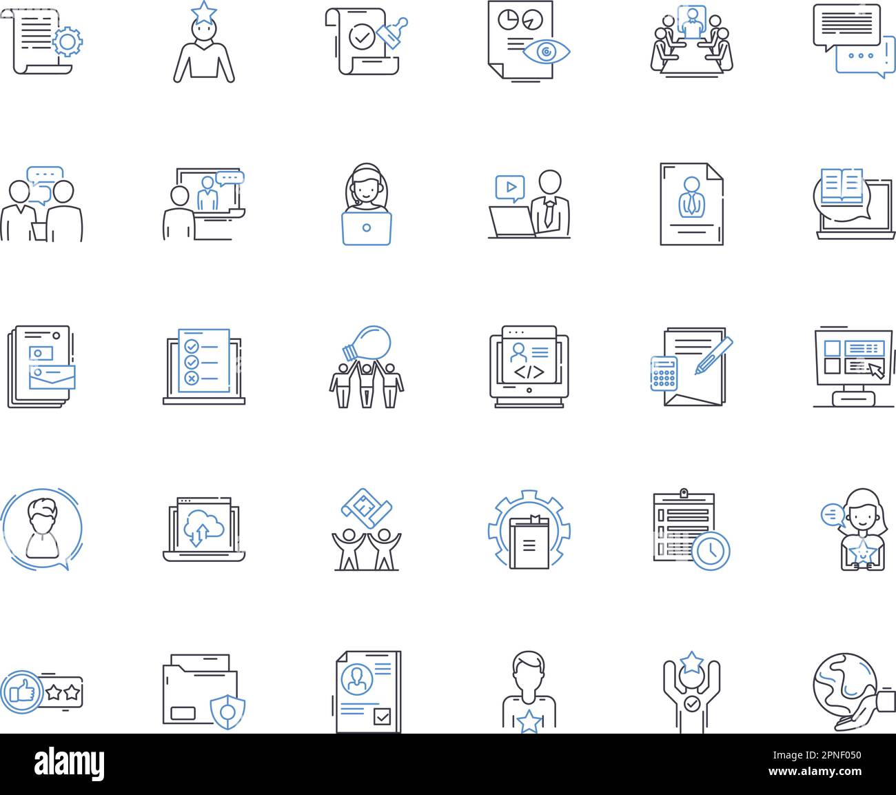 Podcasting line icons collection. Audio, Creator, Episodes, Format ...