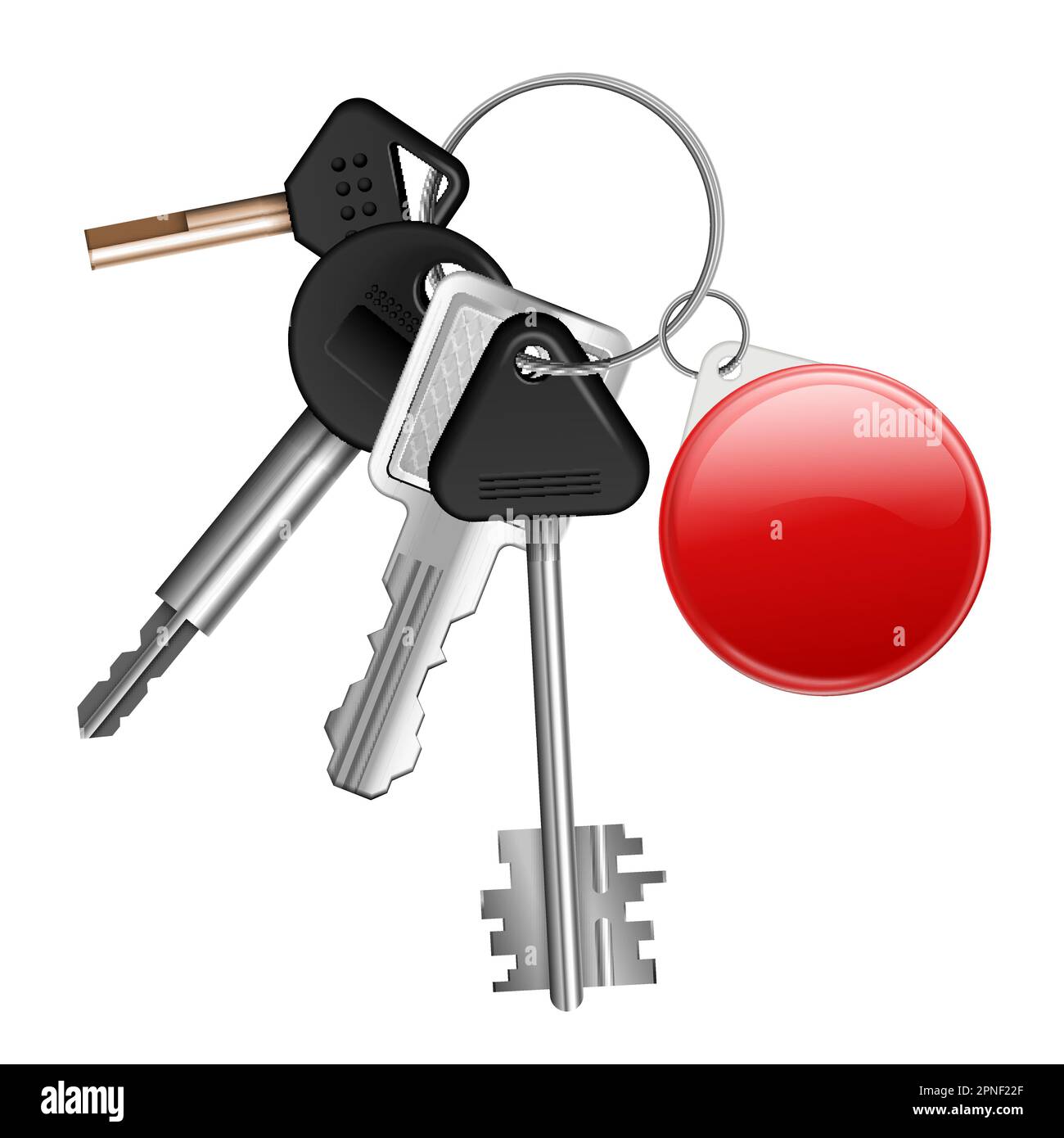 Key with keychain Stock Vector Images - Page 3 - Alamy