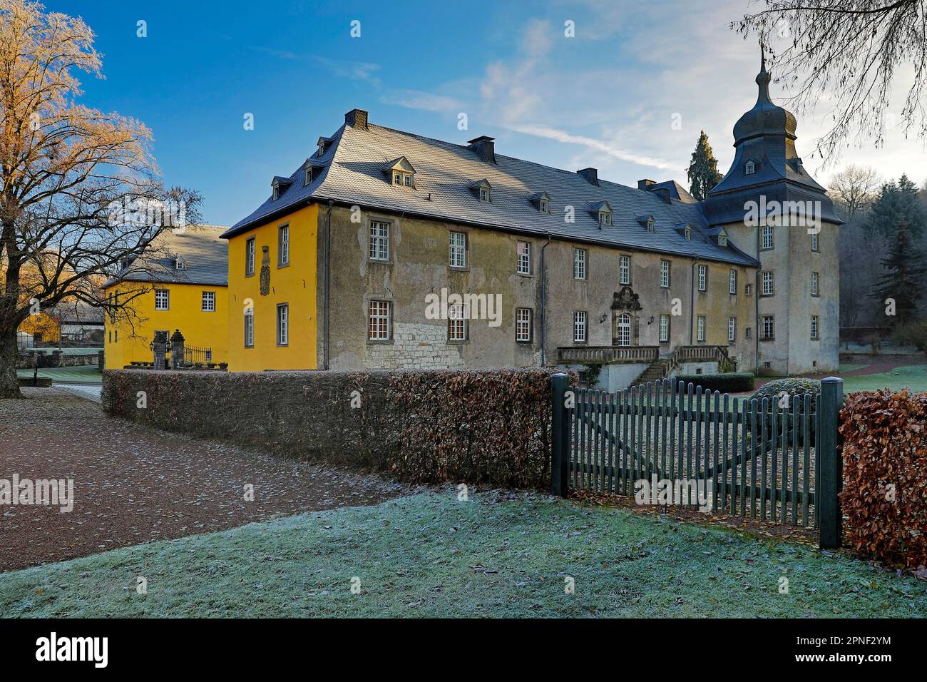 Melschede Castle, Germany, North Rhine-Westphalia, Sauerland, Sundern Stock Photo