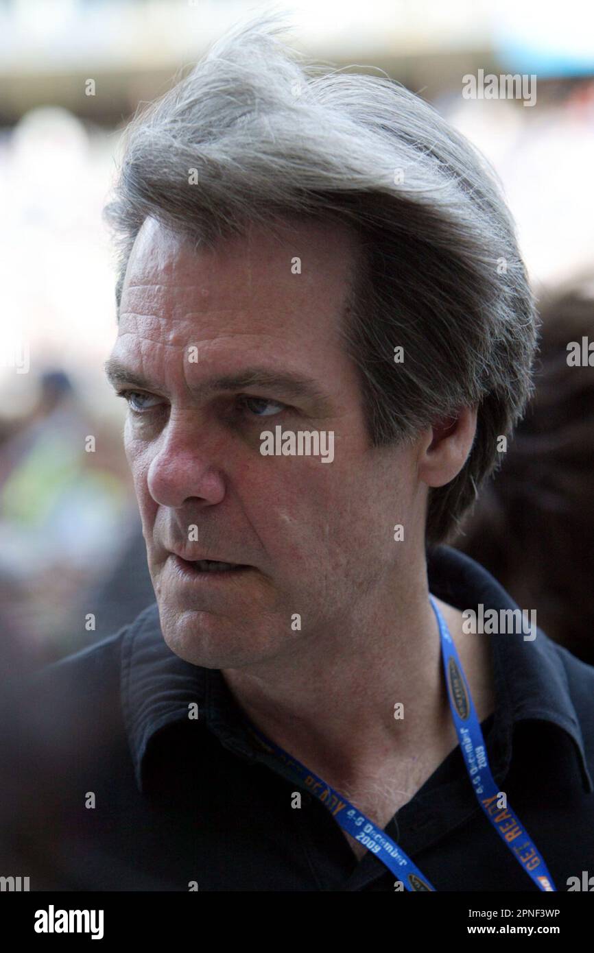 Don Walker Cold Chisel performing live in concert at ANZ Stadium as part of the Sydney 500 V8