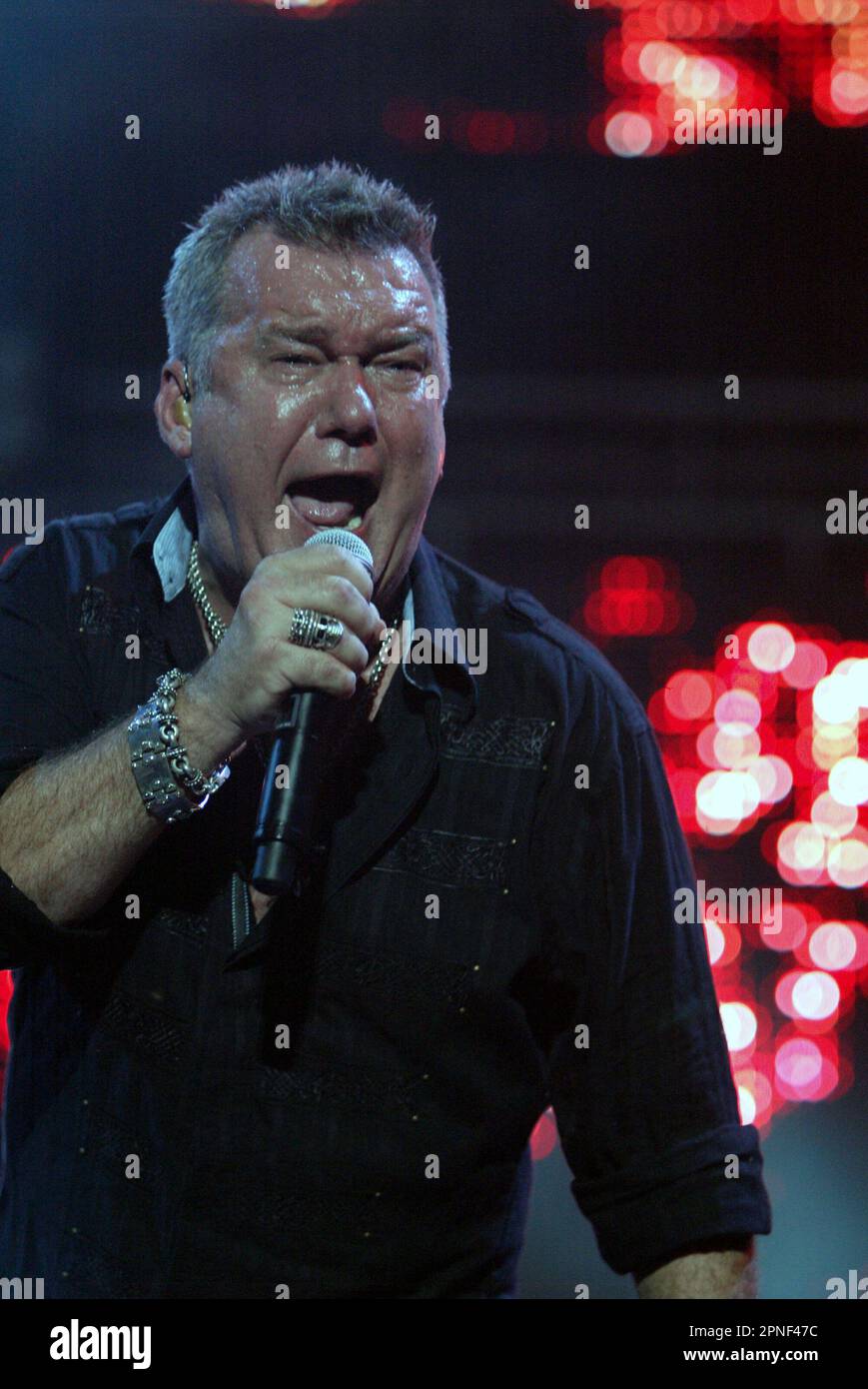 Jimmy Barnes Cold Chisel performing live in concert at ANZ Stadium as