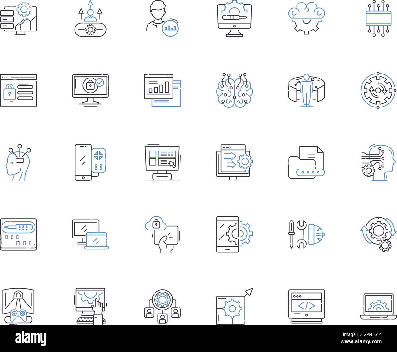 Speaking articulation line icons collection. Diction, Pronunciation