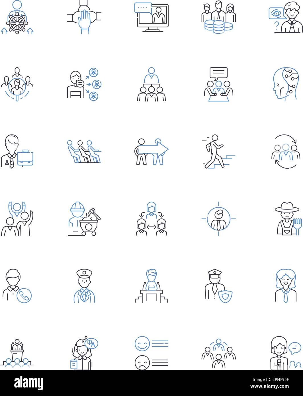 Dining table line icons collection. Modern, Rustic, Chic, Elegant ...