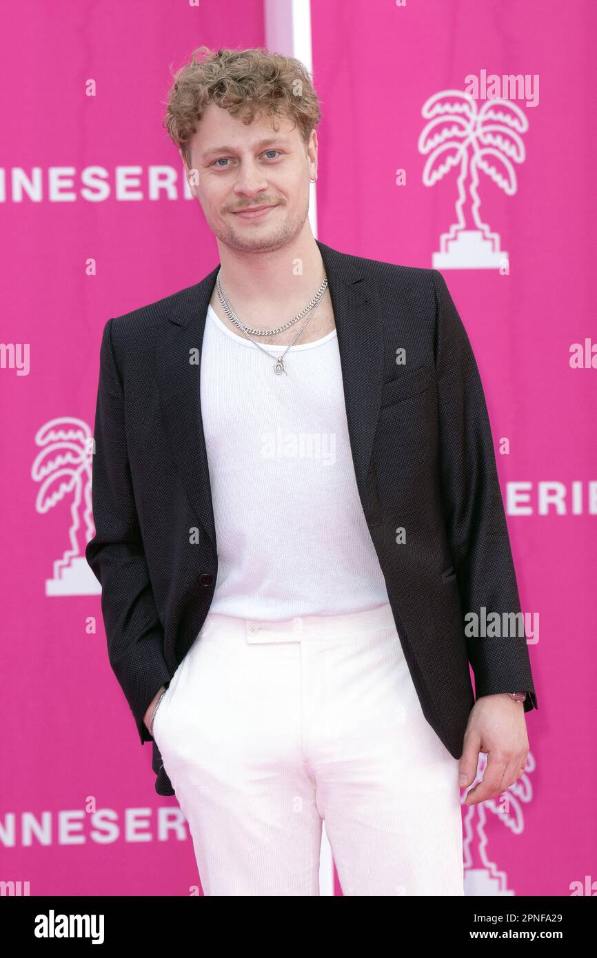 Cannes, France. 19th Apr, 2023. Antoine Olivier Pilon attends during ...