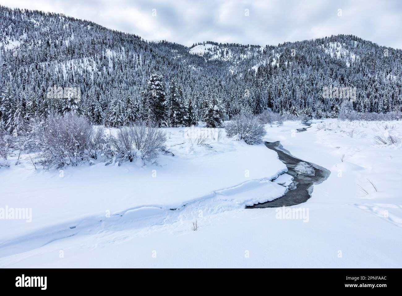 Winter landscape horizontal hi-res stock photography and images - Alamy