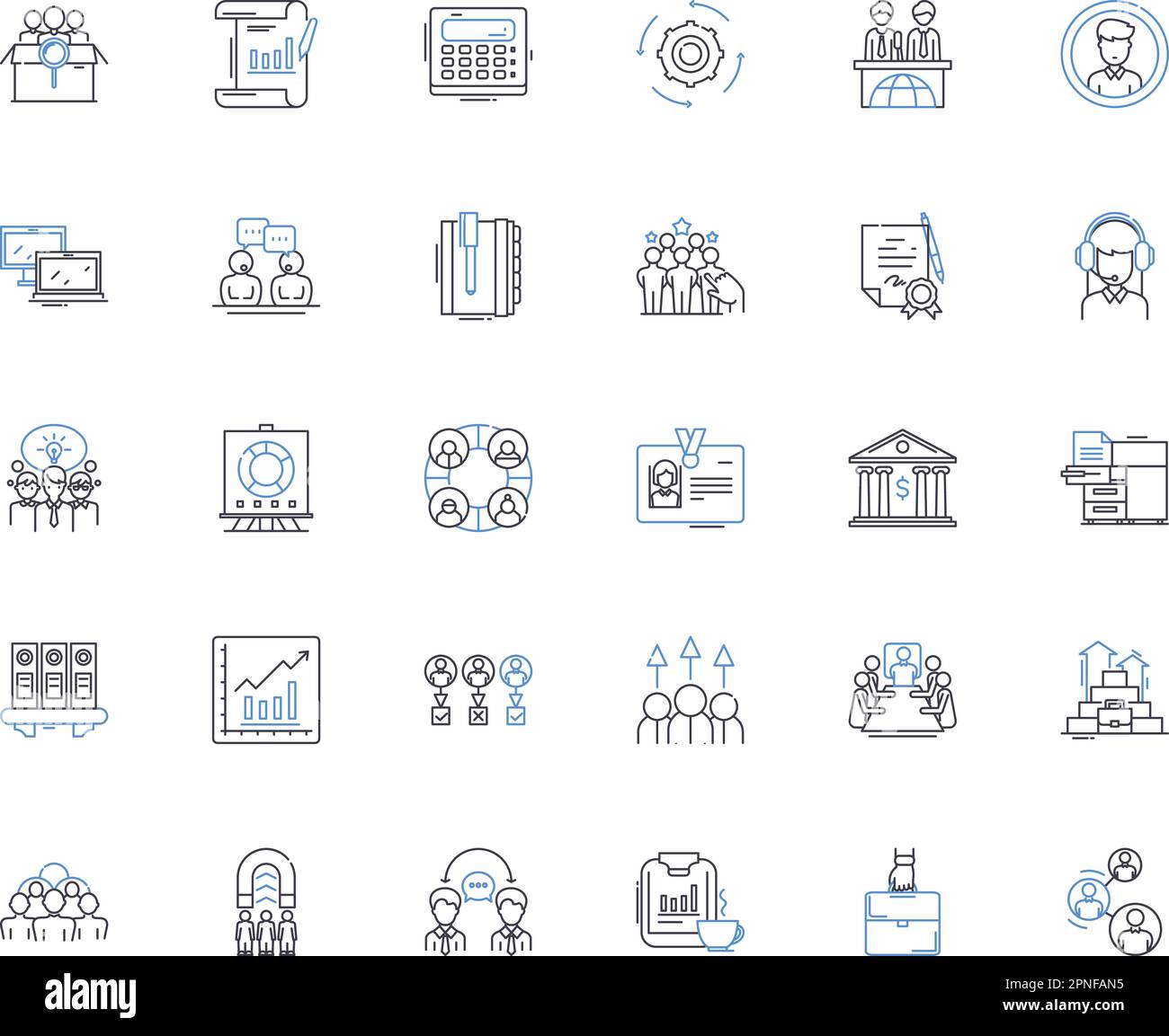 Executive retreat line icons collection. Escape, Solitude, Tranquility