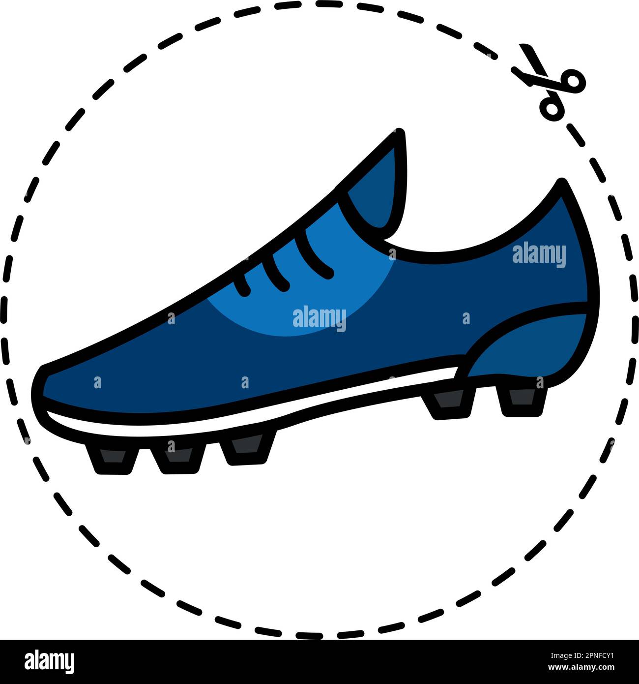 Isolated colored soccer shoe sport icon Vector Stock Vector Image & Art ...