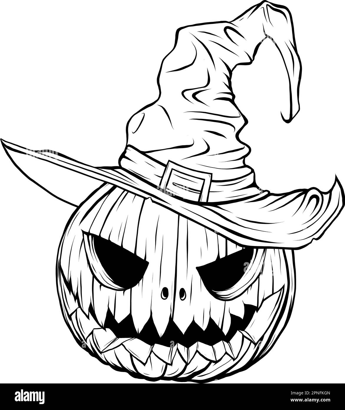 Halloween pumpkin in black Black and White Stock Photos & Images - Alamy