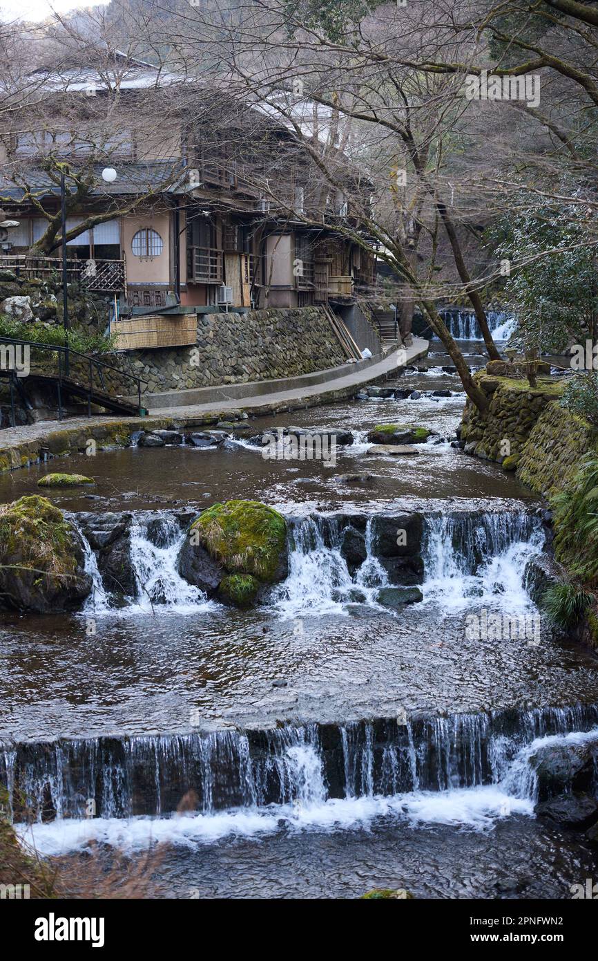 Kibune River, Kyoto Prefecture, Japan Stock Photo