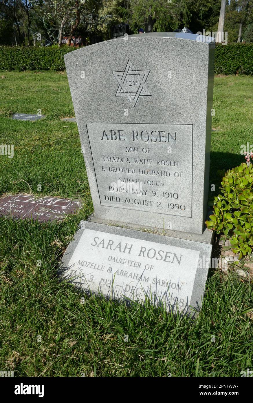 Los Angeles, California, USA 16th April 2023 Actor Abe Rosen Grave at ...