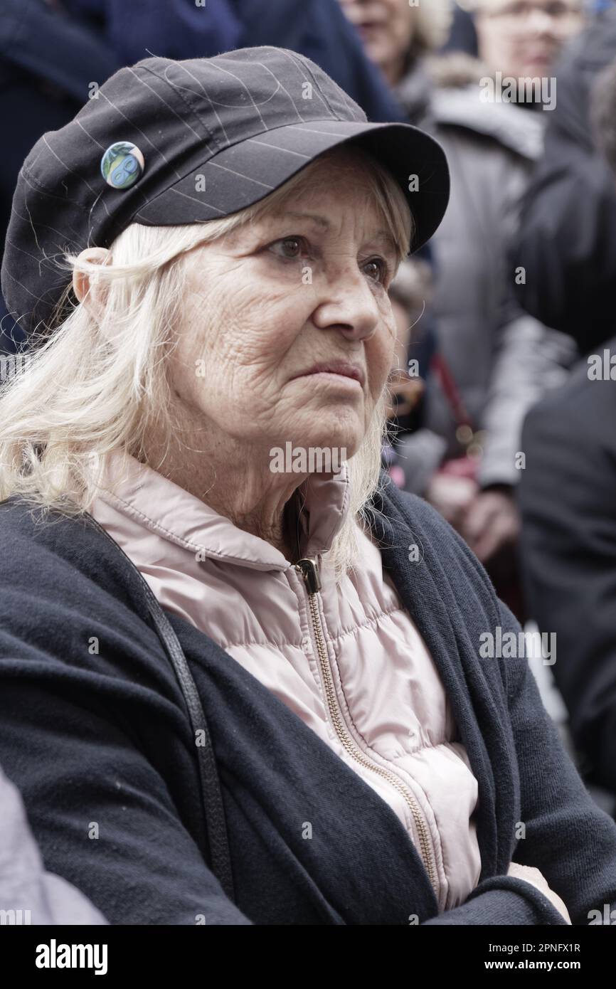 Paris,France.10 th March, 2016.Odile Montserrat attends at inauguration