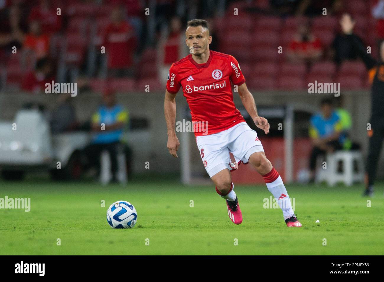 Porto Alegre, Brazil, 18th Apr, 2023. Rene of Internacional during the match between Internacional and Metropolitanos for the 2st round of Group B of Libertadores 2023, at Beira-Rio Stadium, in Porto Alegre, Brazil on April 18. Photo: Max Peixoto/DiaEsportivo/Alamy Live News Stock Photo