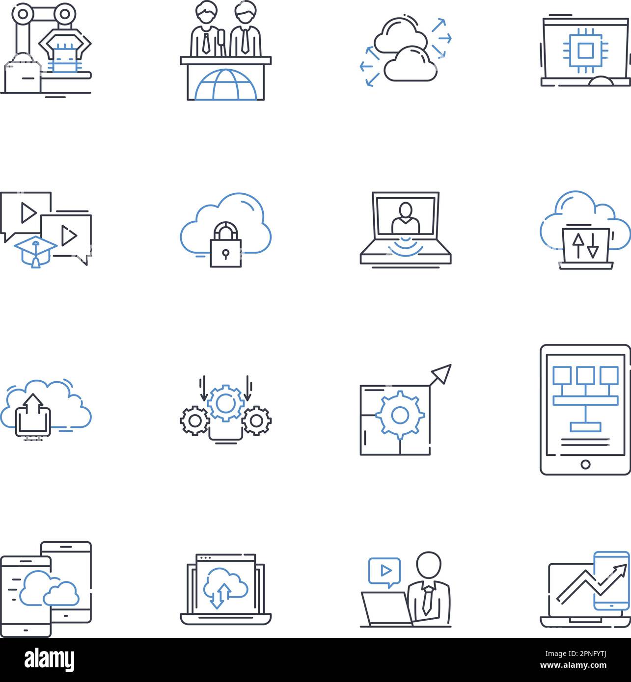 stylus line icons collection. Pen, Touchscreen, Drawing, Digital ...