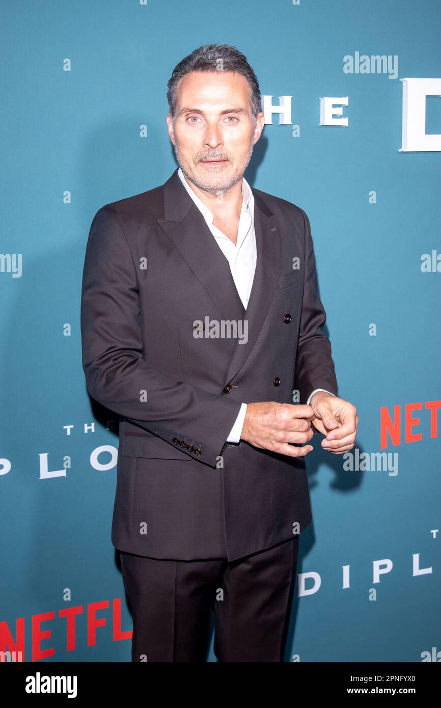 NEW YORK, NEW YORK - APRIL 18: Rufus Sewell attends Netflix's 