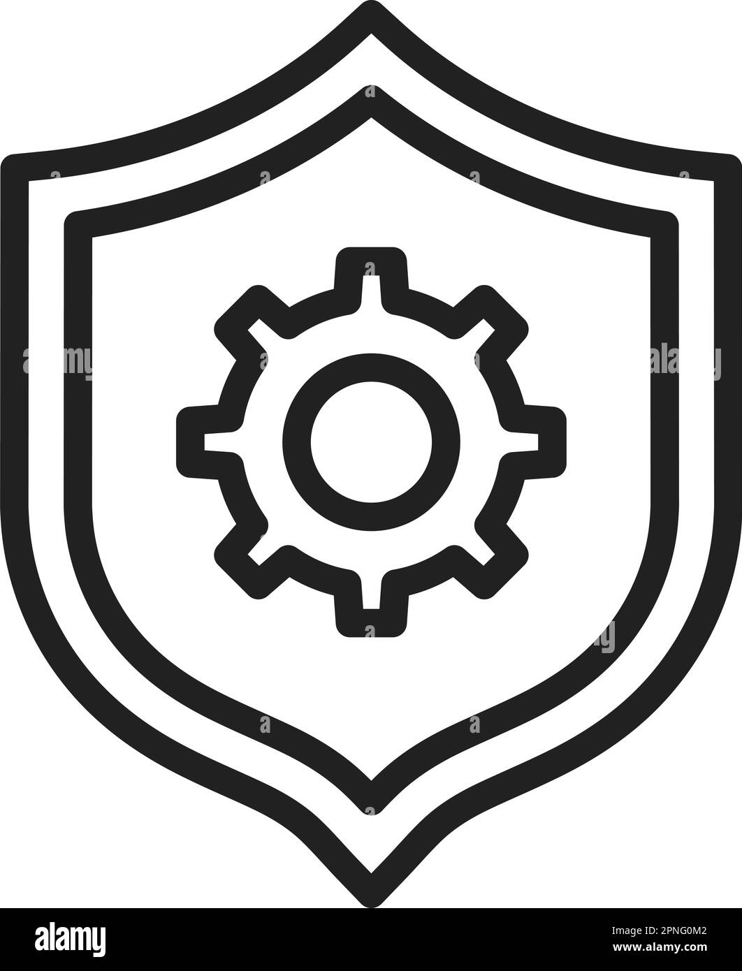 Security Settings Icon Vector Image Suitable For Mobile Apps Web Apps And Print Media Stock 7993