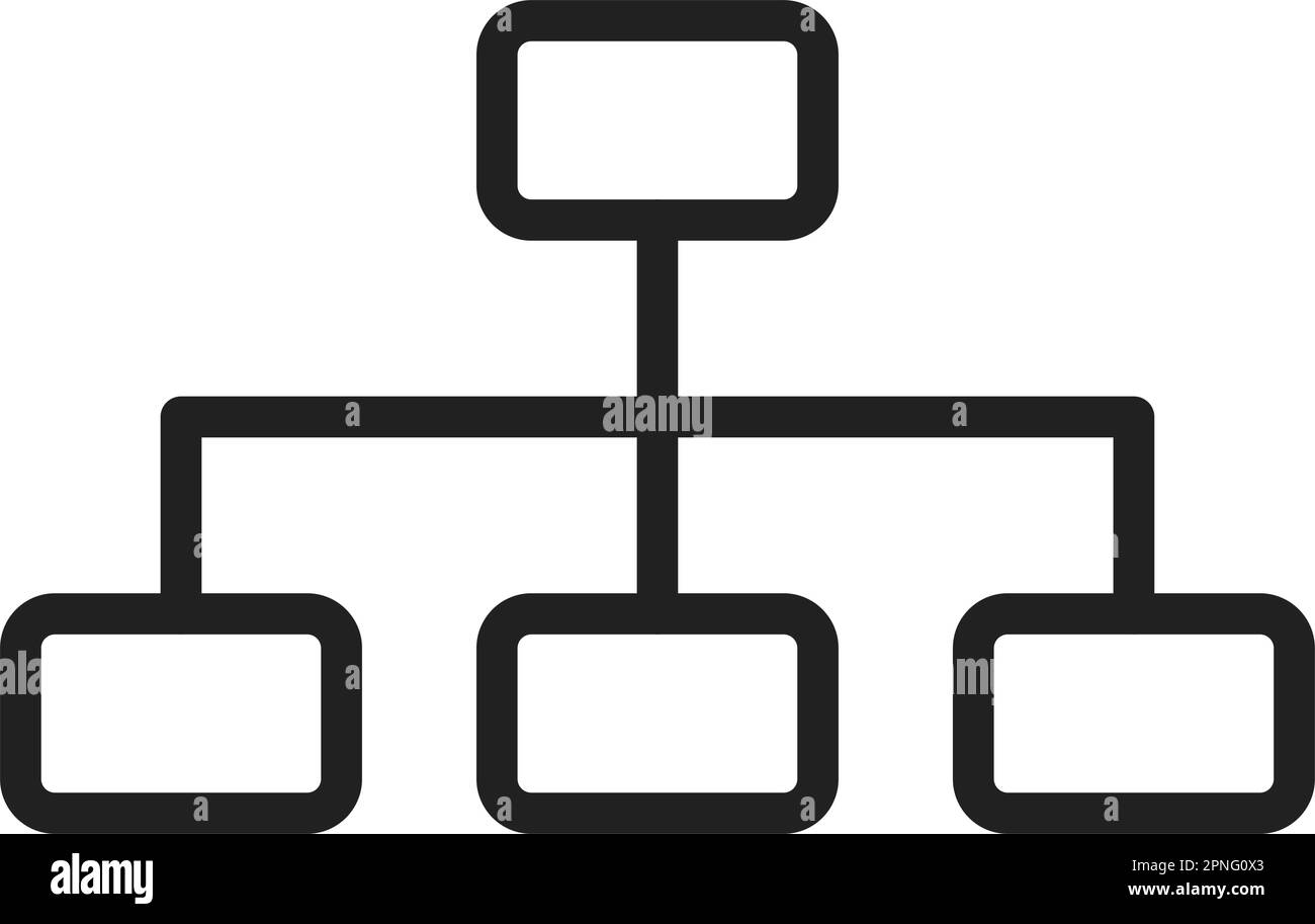 Sitemap icon vector image. Suitable for mobile apps, web apps and print media. Stock Vector