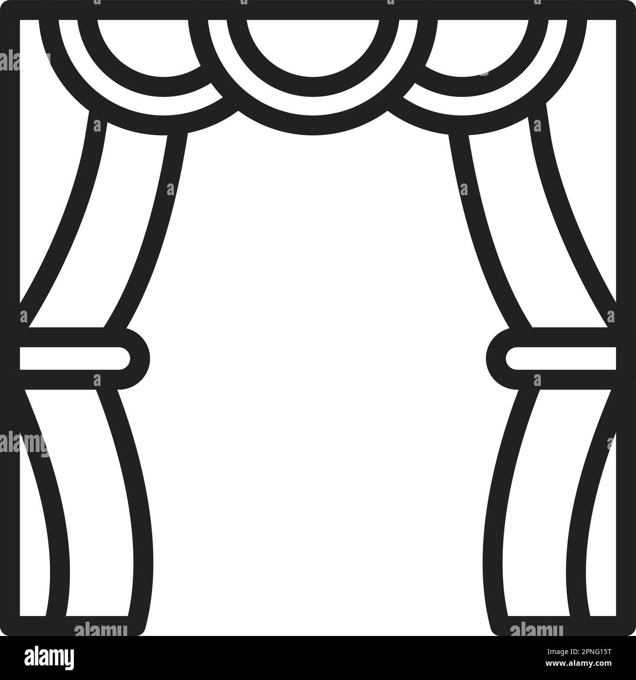 Stage icon vector image. Suitable for mobile apps, web apps and print media. Stock Vector