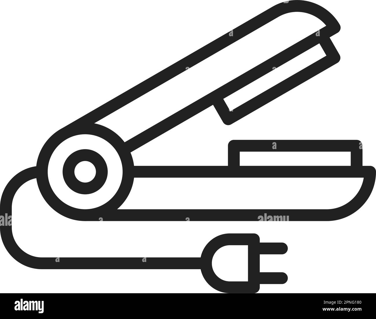 Straightener icon vector image. Suitable for mobile apps, web apps and print media. Stock Vector