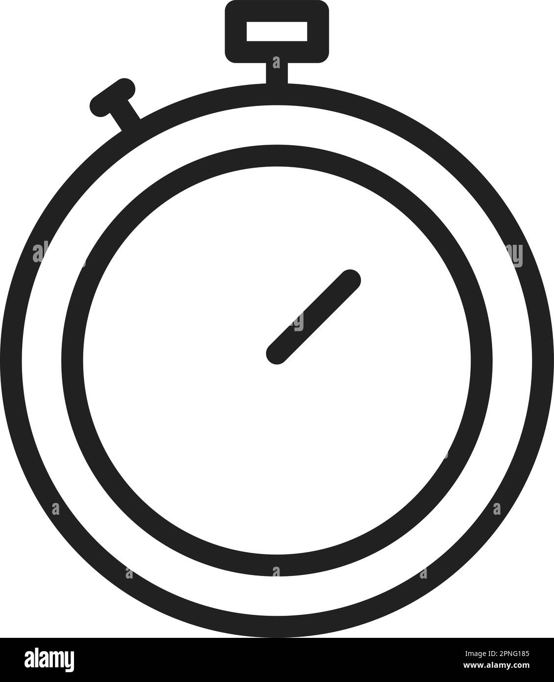 Stopwatch icon vector image. Suitable for mobile apps, web apps and print media. Stock Vector