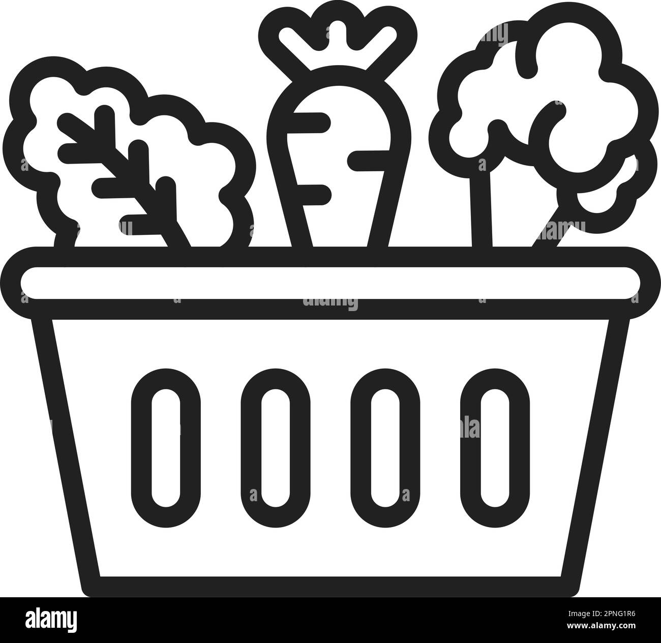 Vegetables icon vector image. Suitable for mobile apps, web apps and print media. Stock Vector