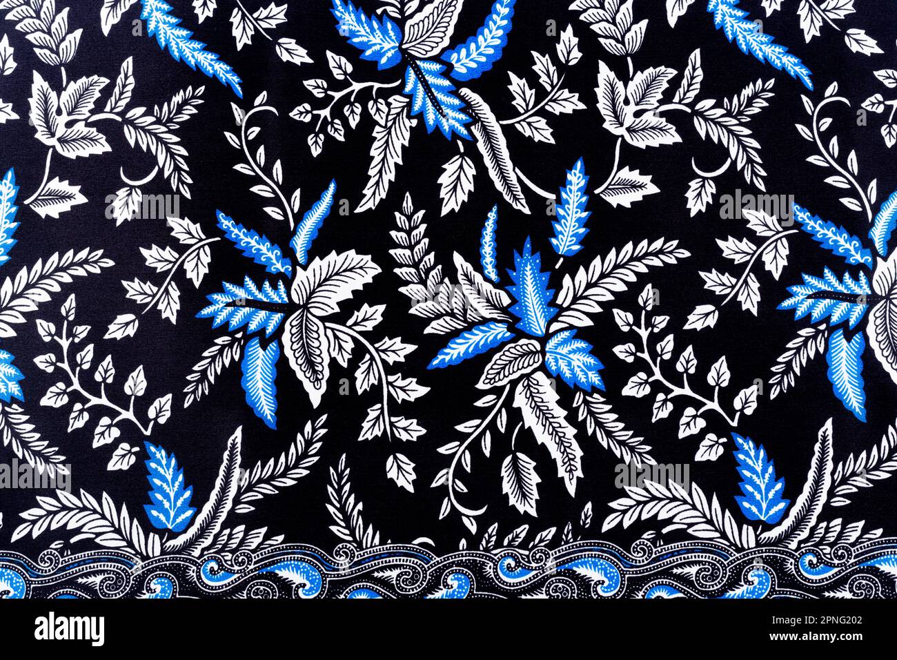 Detailed pattern of batik cloth Stock Photo