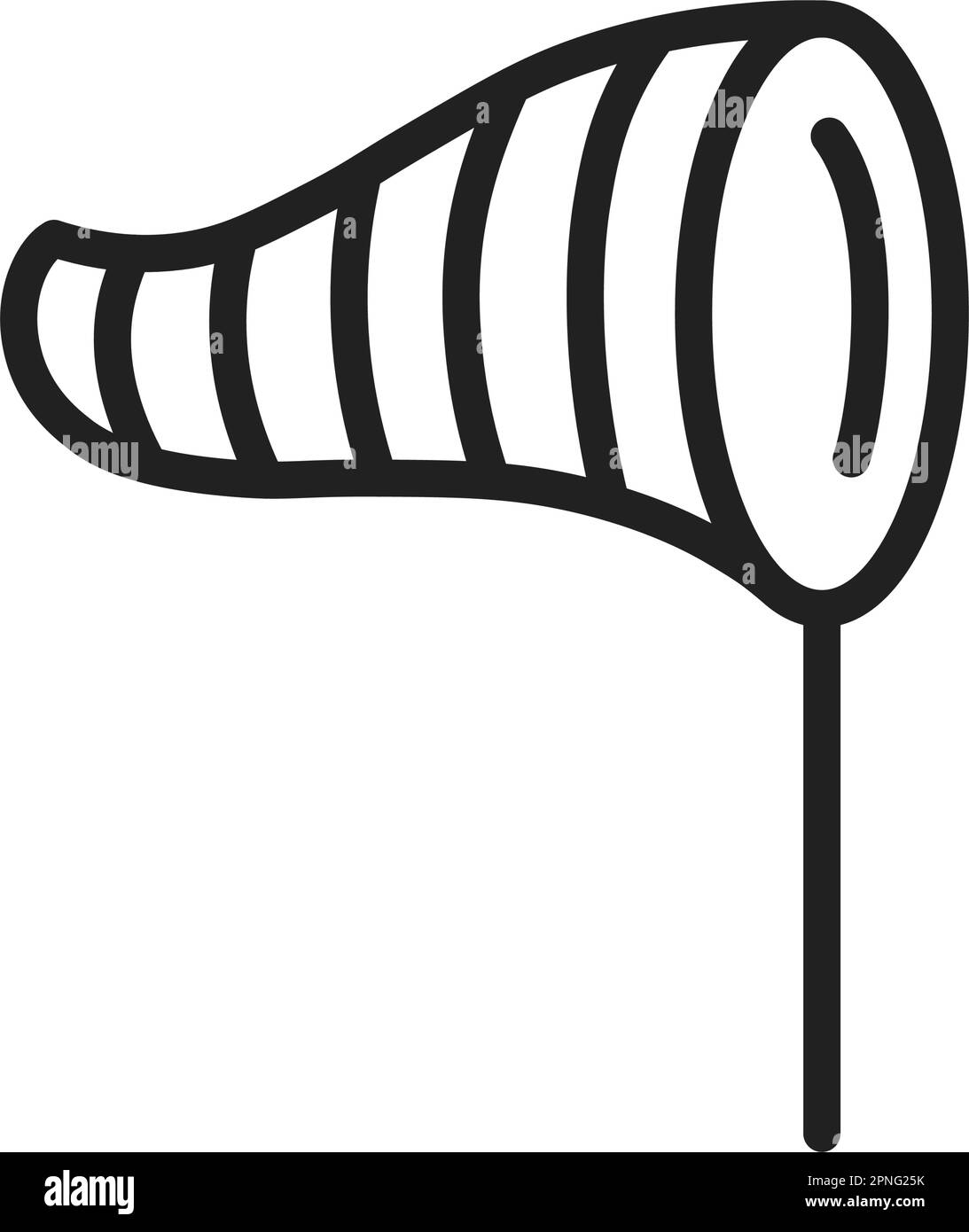 Flagpole windy wind symbol Black and White Stock Photos & Images Alamy