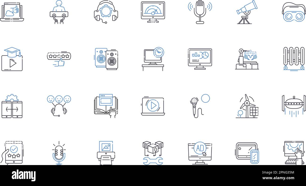 Secured information line icons collection. Encryption, Privacy ...