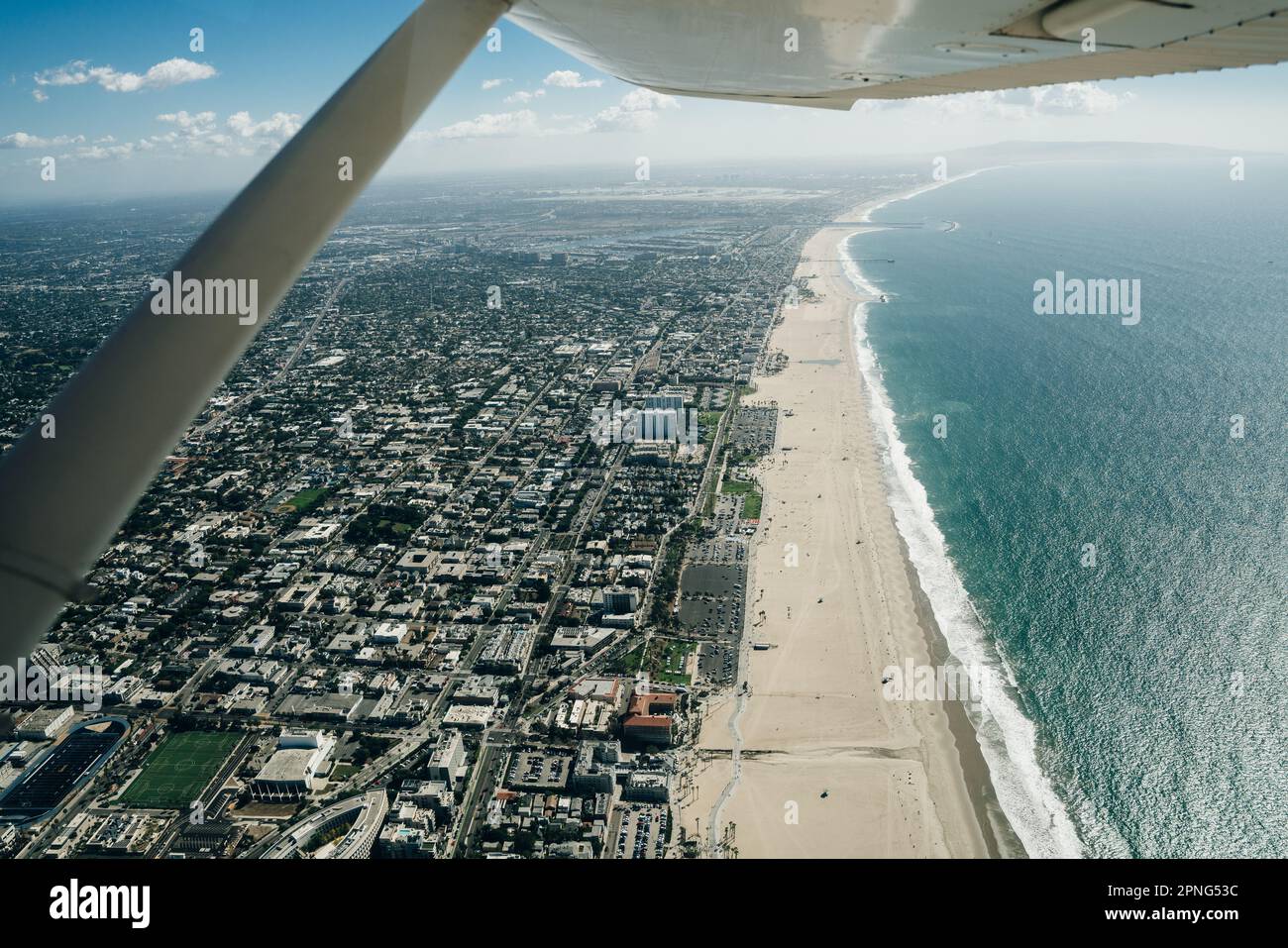 Venice beach los angeles aerial hi-res stock photography and images - Alamy
