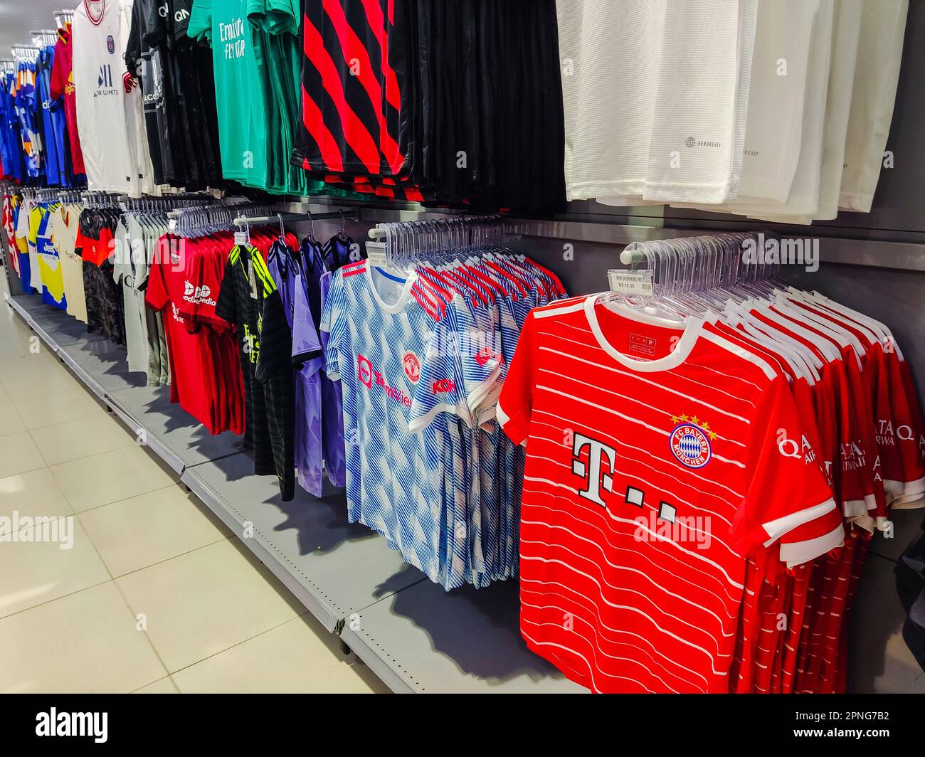 Pedro Juan Caballero, Paraguay. 18th Apr, 2023. FC Bayern M¸nchen and