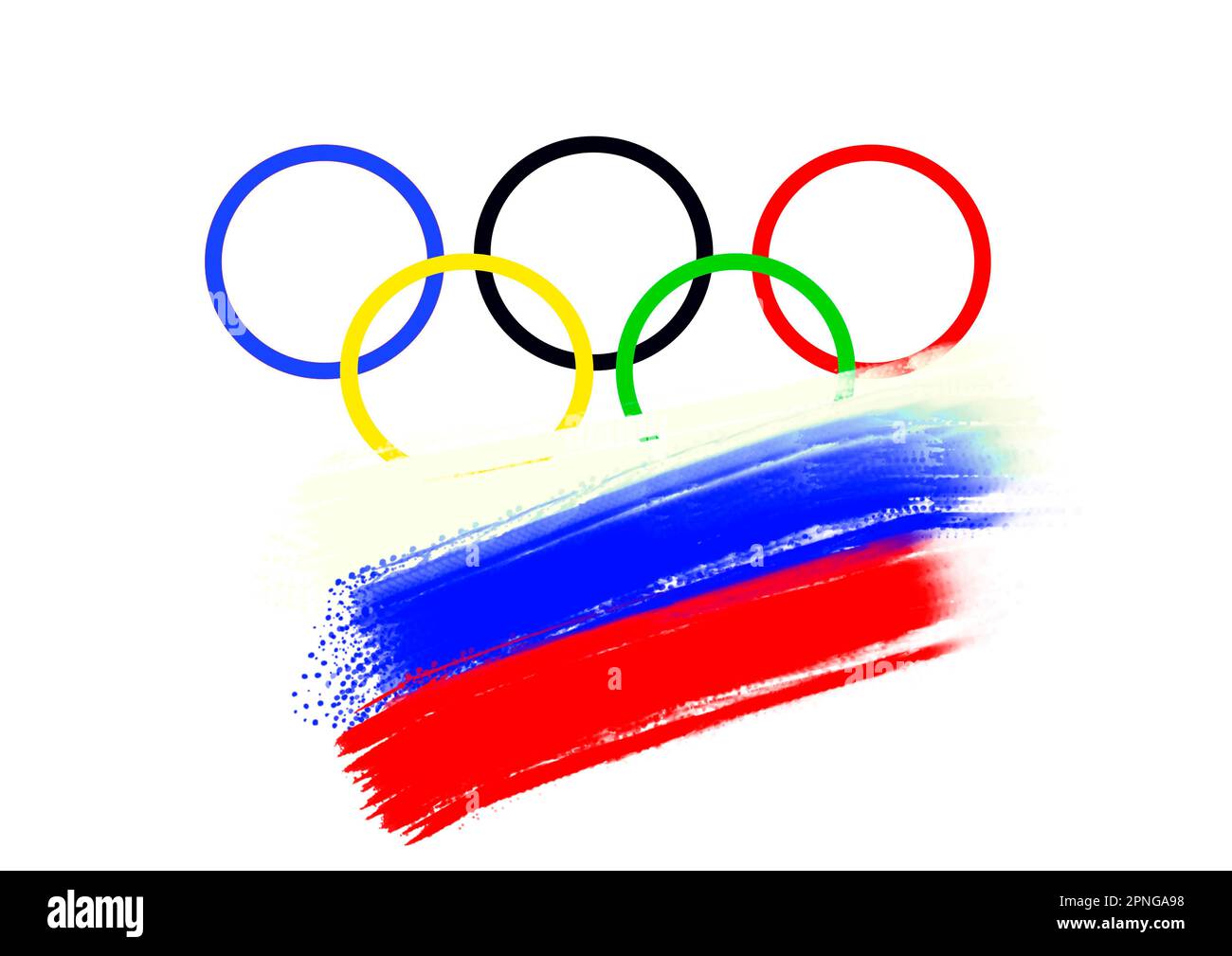 Symbolic of the participation of Russian athletes in the Olympics
