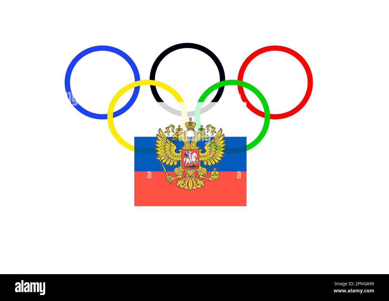 Symbolic of the participation of Russian athletes in the Olympics