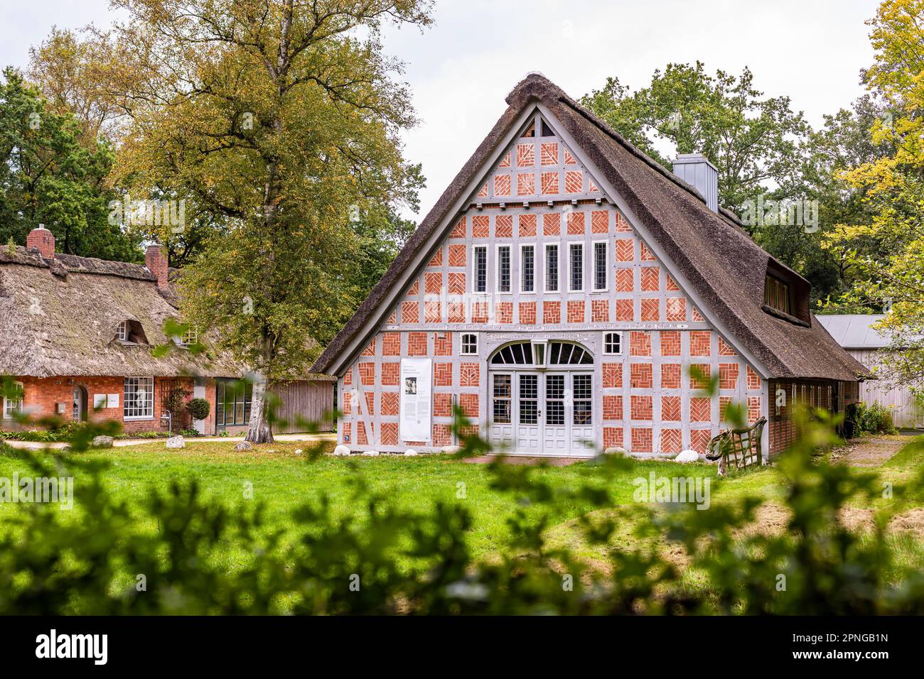 Haus im Schluh, Martha Vogeler's home in the Worpswede artists' colony, Worpswede, Lower Saxony, Germany Stock Photo