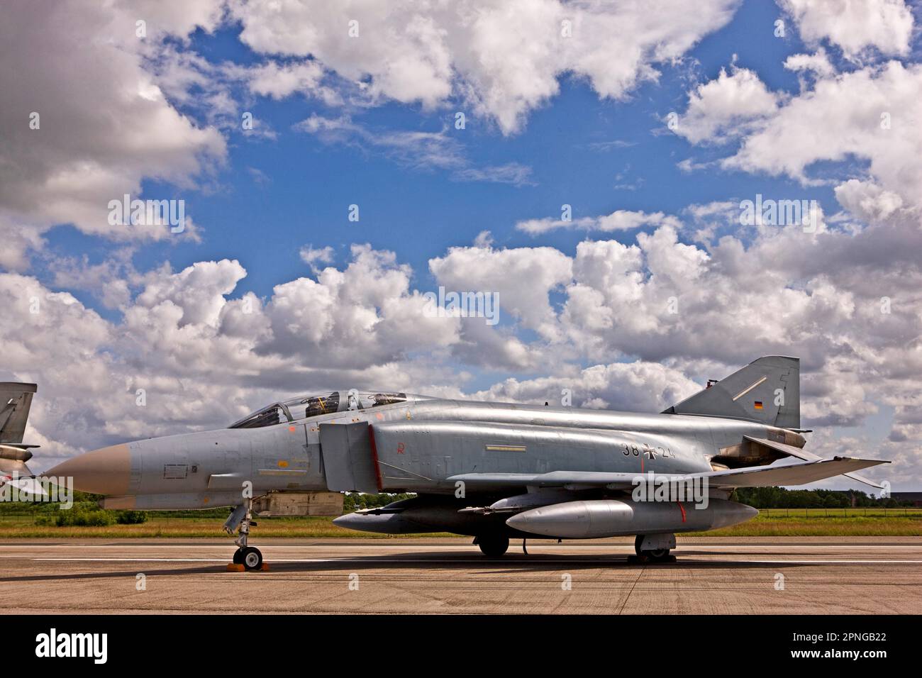 McDonnell Douglas F-4F Phantom II, aircraft type, fighter, air defence, reconnaissance, two-seater, fighter bomber, fighter aircraft, Bundeswehr Stock Photo