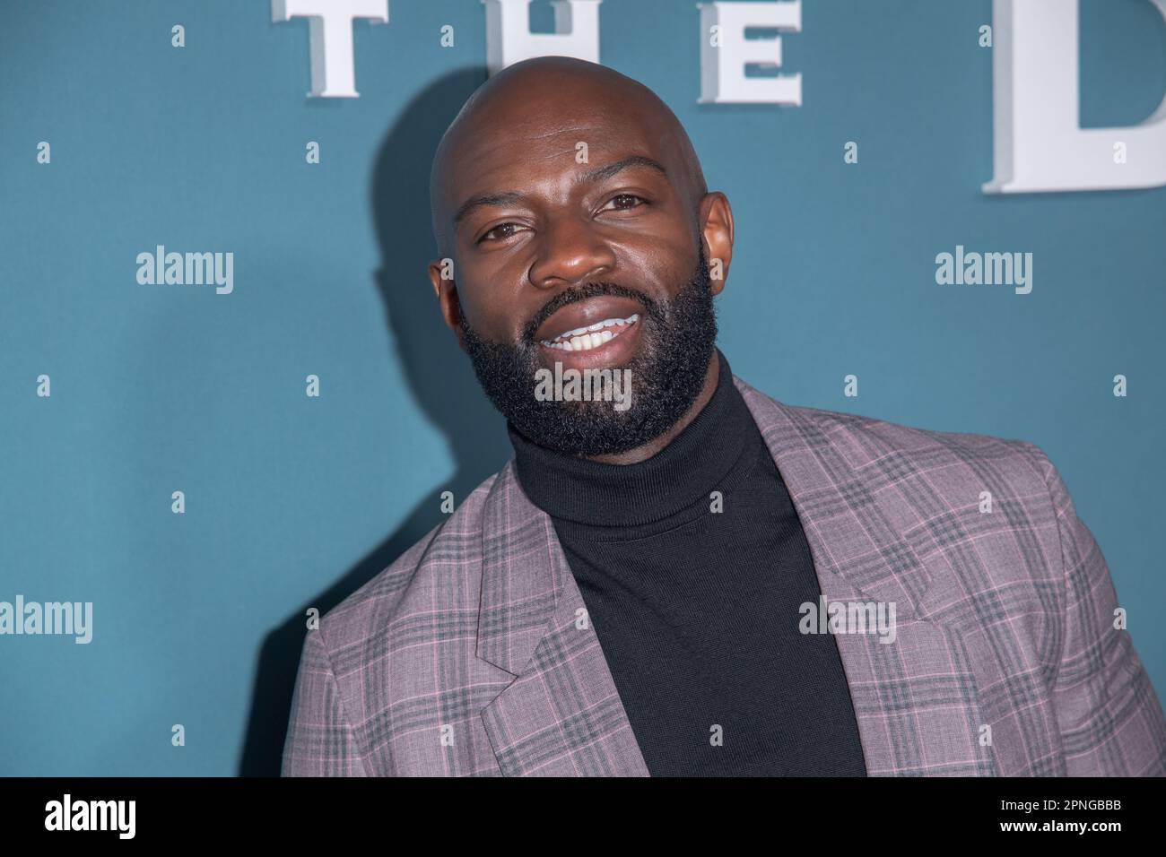 New York, United States. 18th Apr, 2023. David Gyasi attends Netflix's 'The Diplomat' New York Premiere at Park Lane Hotel in New York City. Credit: SOPA Images Limited/Alamy Live News Stock Photo