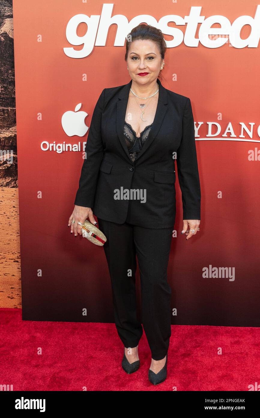 New York, USA. 18th Apr, 2023. Vikki Kelleher attends Apple TV  Original Films 'Ghosted' premiere at AMC Lincoln Square in New York on April 18, 2023. (Photo by Lev Radin/Sipa USA) Credit: Sipa USA/Alamy Live News Stock Photo