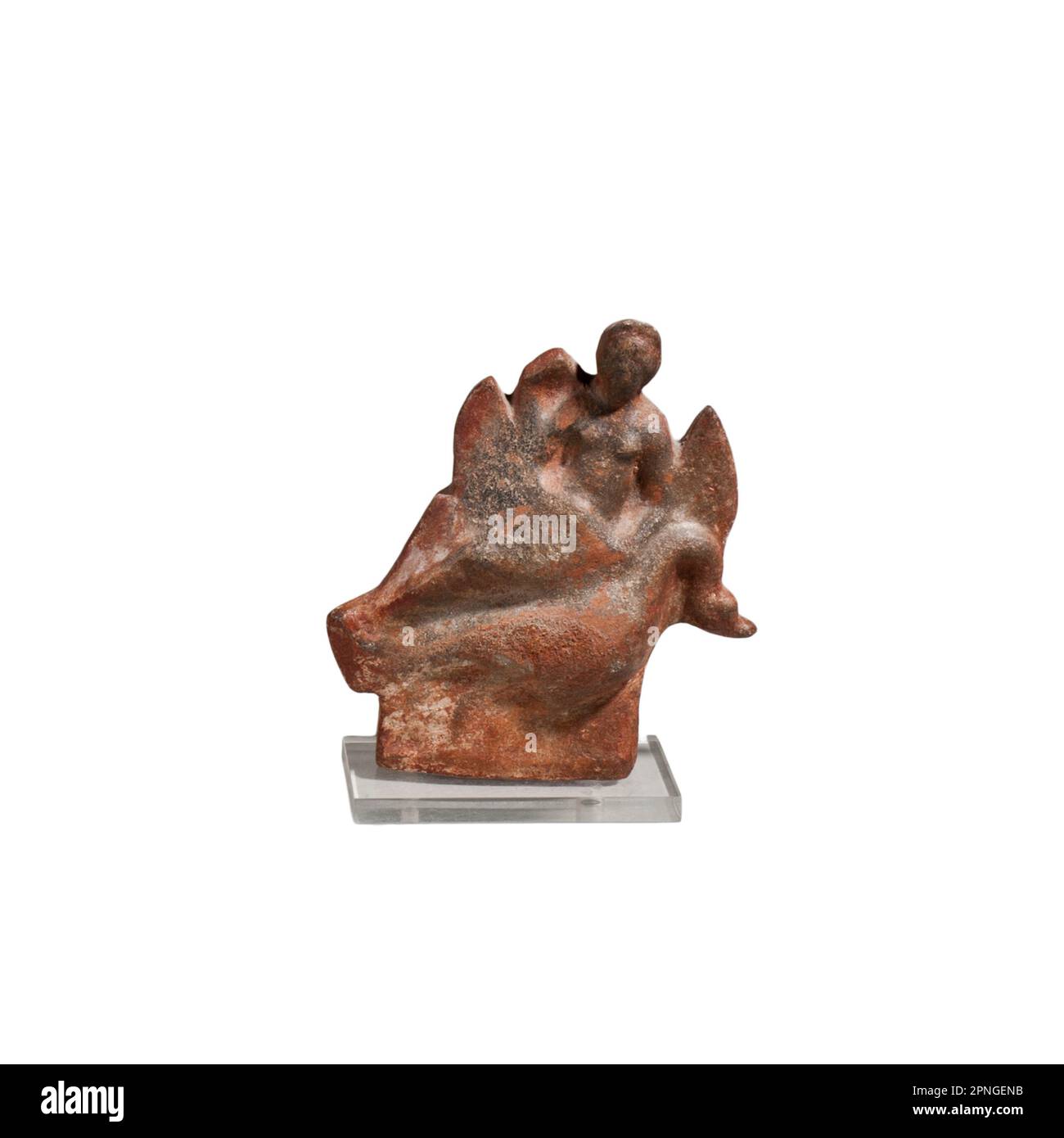 Roman terracotta figurine of leda and the swan stock photo alamy