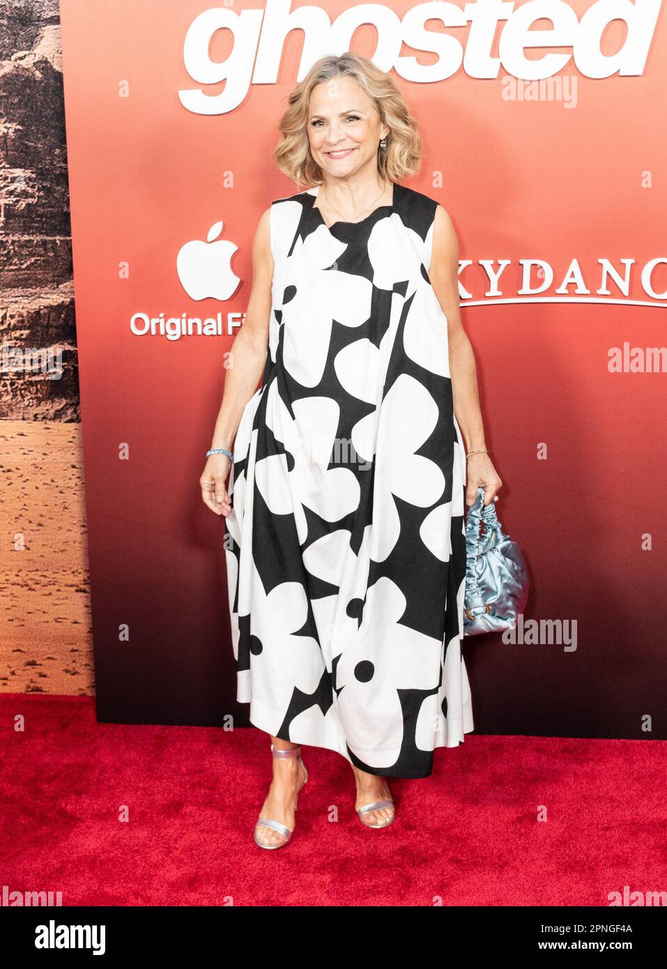 Amy Sedaris attends Apple TV+ Original Films 'Ghosted' premiere at AMC Lincoln Square in New York on April 18, 2023 Stock Photo