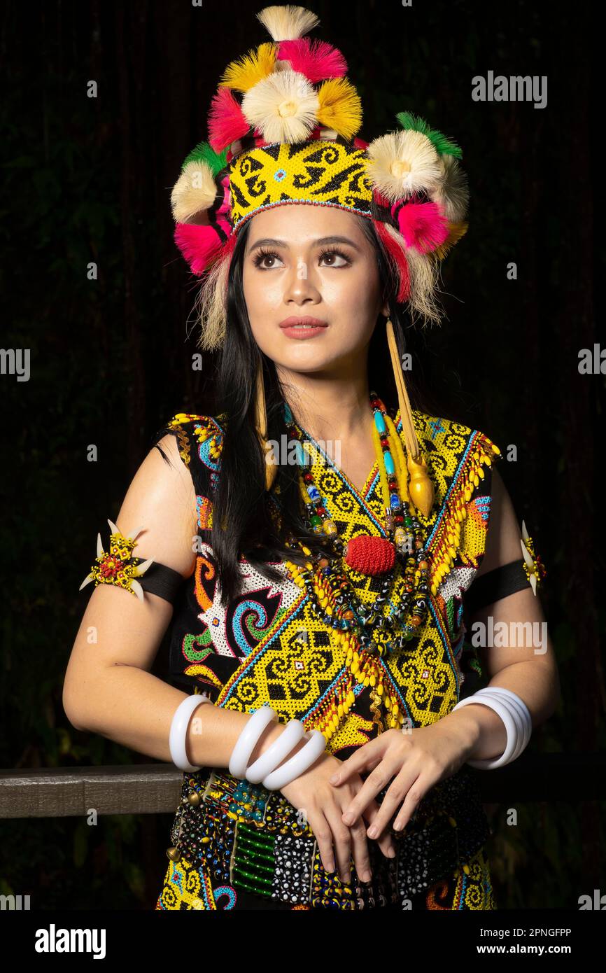 State level Gawai Dayak Parade (Niti Daun) in Kuching, Sarawak, Malaysia  Stock Photo - Alamy