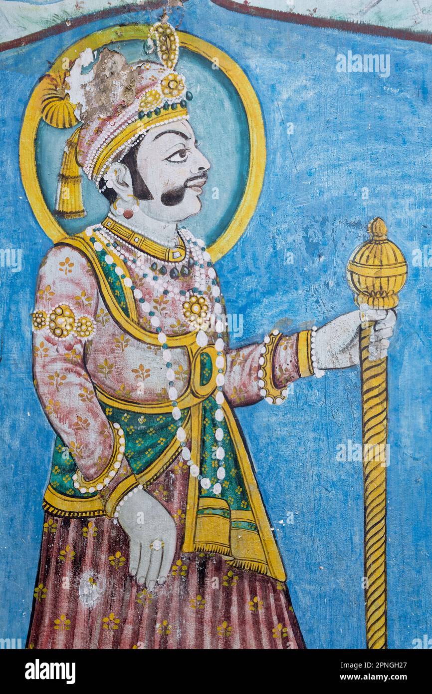 Mumbai temple mural hi-res stock photography and images - Alamy