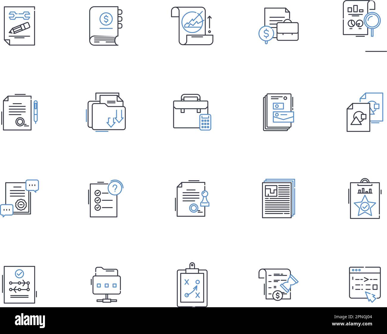 Depositions line icons collection. Testimony, Witness, Sworn